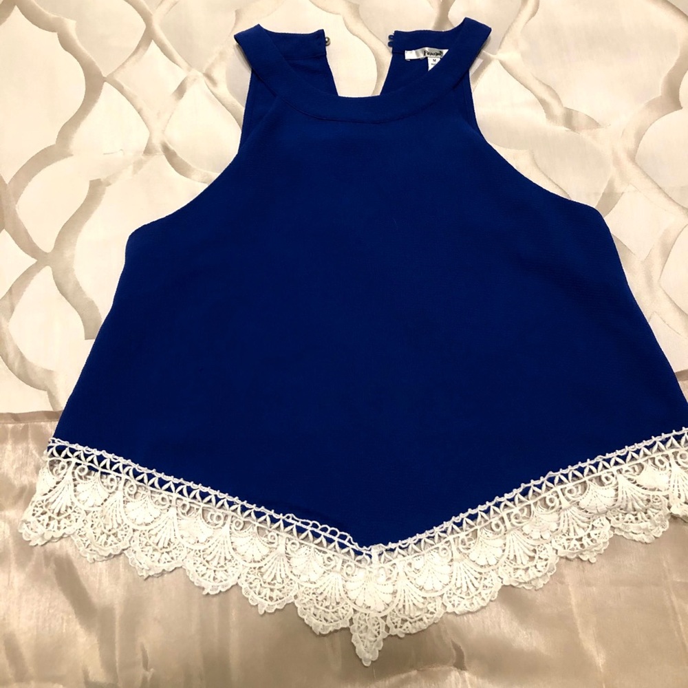 Blouse royal blue